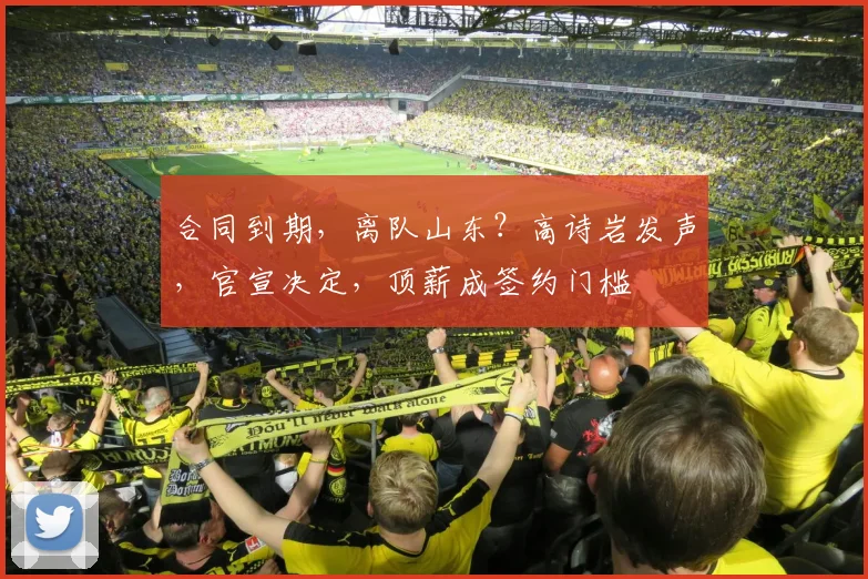 合同到期，离队山东？高诗岩发声，官宣决定，顶薪成签约门槛