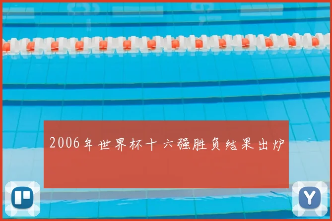 2006年世界杯十六强胜负结果出炉